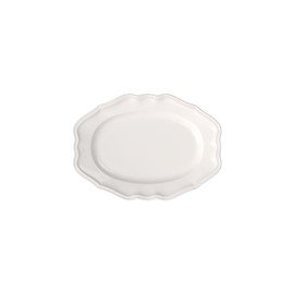 Villeroy & Boch Manoir Oval Platter, Premium Porcelain, Made in Germany, 14.5 x 10.25 in, White