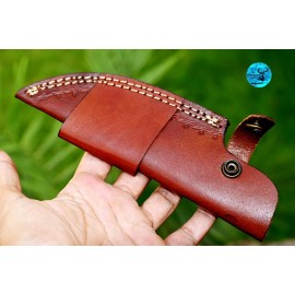 Buck Knives GENUINE LEATHER SHEATH CUSTOM HANDCRAFT FOR FIXED BLADE KNIFE / HOLSTER 2755