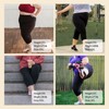TNNZEET 3 Pack Plus Size Capri Leggings with Pockets for
