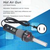 6Pcs Hot Air Gun LCD Digital Display Adjustable Portable Heating