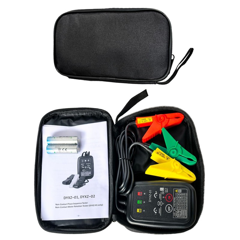 Non-Contact 3 Phase Rotation Meter | Motor Rotation Tester for