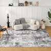 INGEROOM Washable Rug - 6x9 Area Rugs Abstract Soft Machine