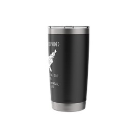 With The USA So Divided - Patriotic US Flag -Gun Owner Stainless Steel Insulated Tumbler