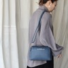 Gratante abb-g0006 Women's Round Zipper Mini Shoulder Bag, moss blue