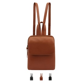 Lloyd Baker Backpack Farit: Sophisticated Small to Medium-Sized Versatility Leather Backpack for Everyday Elegance-Full length Secure slip pocket, Perfect for a Day out. (TAN)