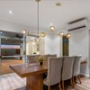 WYIXHOOG Mid-Century Modern Chandelier 6-Light Linear Pendant Light with Globe