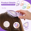 Heart Shape Mini Hair Brush Gifts Bulk for Women Party