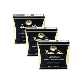 Ramon Pena Tinned Sardines in Olive Oil and Padron Pepper | 3 x 130g Can