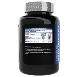 VITO | Citrato de Magnesio | Suplemento Alimenticio | Cápsulas de 400 mg de Magnesio | Frasco con 120 Cápsulas