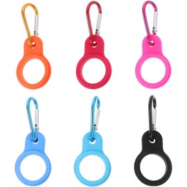 Yardwe Hebilla para Botella De Agua Deportiva Clip Resistente para Mochila Portabotellas con Gancho para Escalada Senderismo Al Aire Libre 6 Piezas