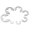 200Pcs 10 Size 304 Stainless Steel E-Clip Retaining Snap Opening