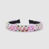 Lara 라라 트위드 헤어밴드 P-핑크(LALAH414) Lala Tweed Hairband P-Pink (LALAH414)