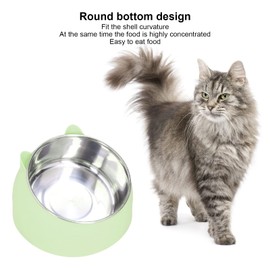Heated Pet Bowl, 1.5L Slanted Water Bowl with On/Off Switch for Dogs Cats, 15 Degree Angle