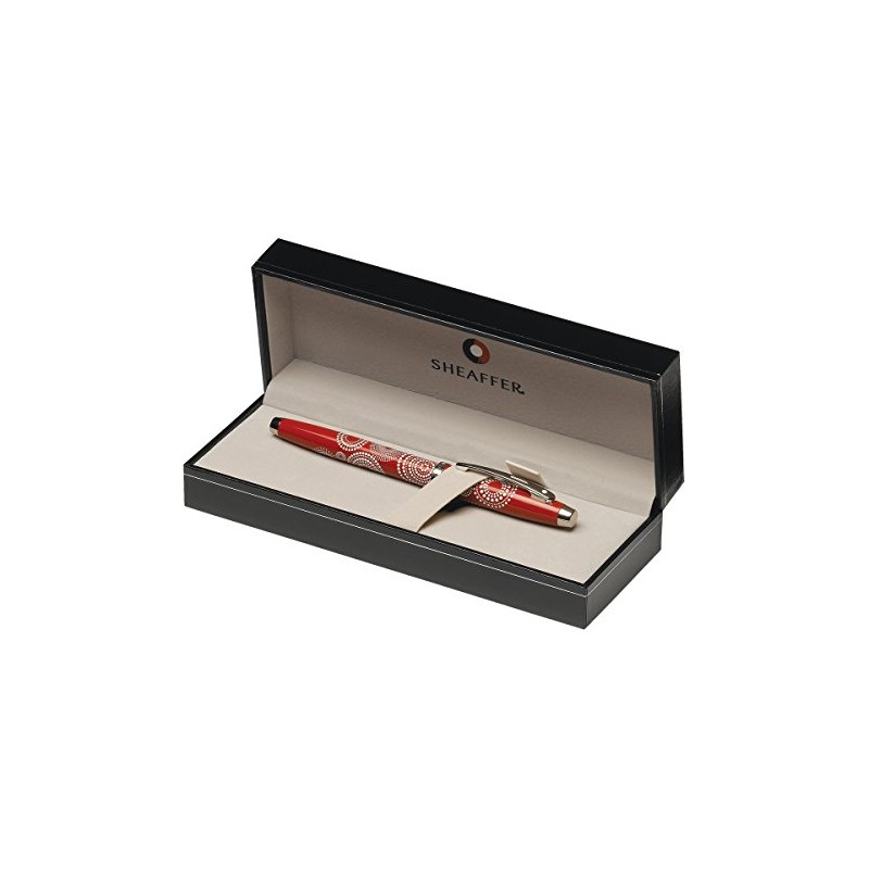 Sheaffer Gloss Red Pattern Rollerball Pen (9272-1)