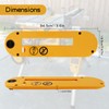 Dado Throat Plate Compatible with DeWalt 10" Portable Table Saw