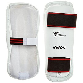 KWON Evolution Shin Pad Wtf White white Size:M