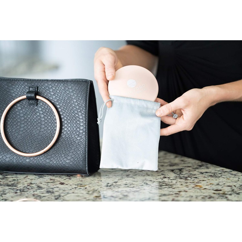 Mavoro Magnifying Compact Mirror | 1x/10x Magnification | 4" Small