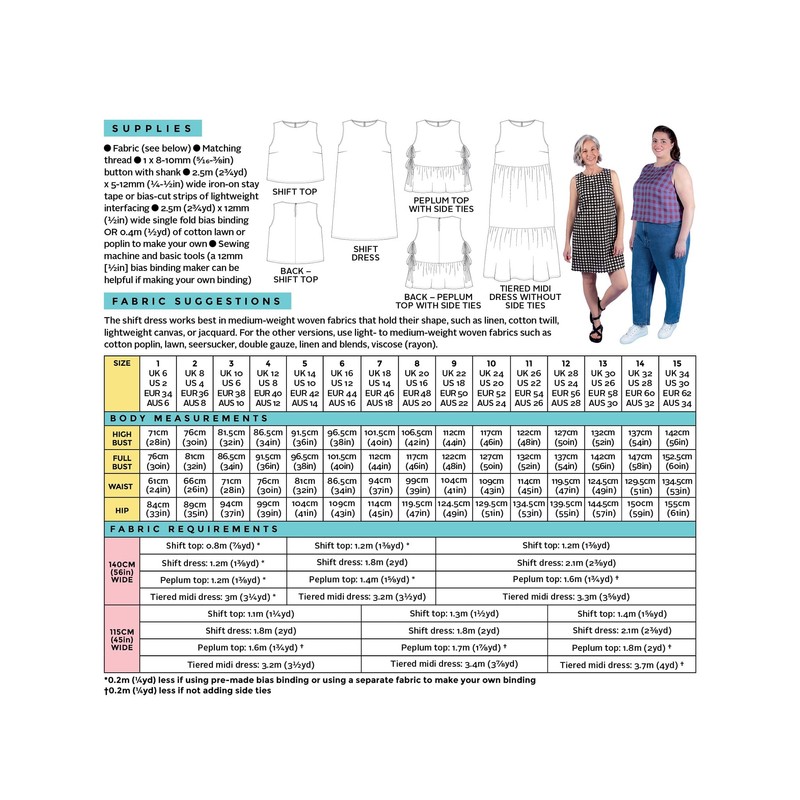 Tilly and the Buttons Leah Top + Dress Sewing Pattern