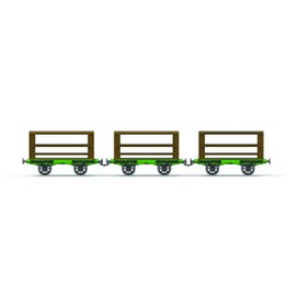 Hornby Wagons - R60166 L&MR Horse Wagon Pack - Era 1 Train Toy, 00 Gauge Wagons & Freight for Train Set, Models for Adults - 1:76 Scale Model Gift