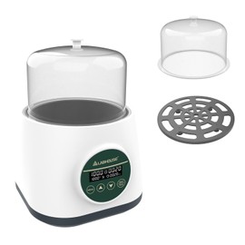 LABHOUSE WB-2 Digital Water Bath Stainless Steel liner & Black Teflon Coating | Heating & Dry-Burn Protection 100°C, ±0.1°C Accuracy | 24H Timer for Lab Thermostatic Use