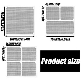 Cwouna 14 Sheets 3 Sizes Window Screen Patches Repair Kit, Window Screen Mesh Tape, Adhesive Window Screen Repair Kit for Mesh Repair Screen Tears Holes