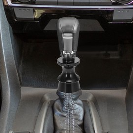 X AUTOHAUX Manual Shift Knob Adapter Reverse Lock Out Lifter for Subaru Black