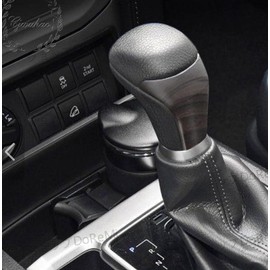 Gear Shift Knob Shifter Accessory for Toyota Highlander 2014-2018/ Tacoma 2016-2019/ Land Cruiser Prado FJ150 2018- (Wood Grain B)