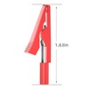 Goupchn Insulated Alligator Clips Electrical 4PCS Red Black Crocodile Clamps