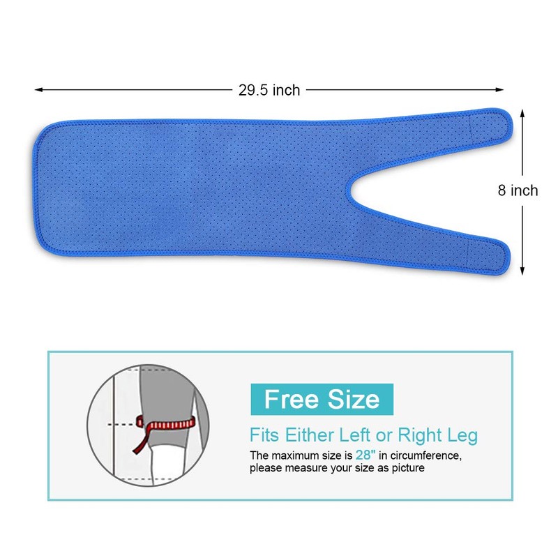 Breathable Thigh Support, Neoprene Thigh Compression Support Sleeve Wrap for