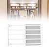 Yunir Closet Hanging Rod with Expandable, Closet Shelf with Hanging