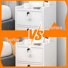 ZORTVUL Screw Cover Pack of 200, Phillips Cover Caps 12 mm for 7-8 mm Screws, Furniture Screws Caps, Decorative Protective Covers, Waterproof, Corrosion Protection