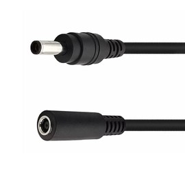 Discool Tip Adapter Converter Cable, Female DC 4.5 x 3.0 to Male DC 4.5 x 3.0 mm Adapter Charging Cable for Laptop, Notebook Computer (0.15 m)