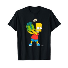 The Simpsons Bart Simpsons Present Time Holiday T-Shirt