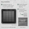 Vent Systems 10" x 10" Inch Black Plastic Vent Cover