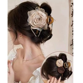 Rose Hair Clip, Large Size, Hair Clip, Hair Clip, Fashion Design, For Women, Perfect Gift