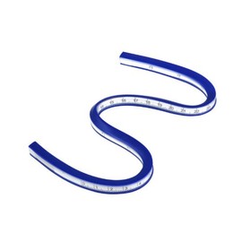 12-inch Flexible Curve, 30cm Flexible Helix Plastic French Curve Ruler Template
