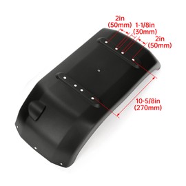 Kojem Rear Fender Flare Pair Compatible with 2001-2008 Kawasaki Mule 3000 3010 3020 4x4 Replacement for 35023-1557 Hardwoods Green HD Diesel Trans4x4 Black Plastic Splash Shield Guard Replacement 2Pcs