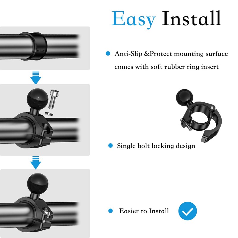 LOKTENWO 1-inch Ball Head Adapter