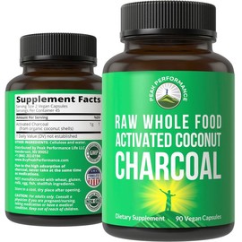 Activated Charcoal Capsules | Natural Detox & Cleansing Supplement | Supports Digestive Health, Toxin Removal, Gas Relief & Overall Wellness