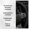 Steering Wheel Covers, Leather Car Steering Wheel Cover 15 Inch,