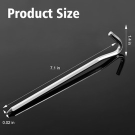 RITDVNI 20Pcs 7" Tent Pegs Ground Stakes, Metal Stakes, Camping Peg for Pitching Camping, Camping, Outdoor Decoration
