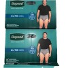 Depend Fit-Flex Men's Underwear 80 Count - Extra Large (44-54