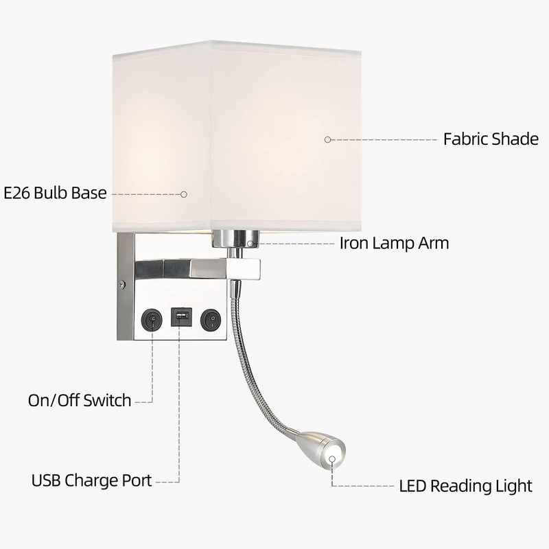 Sconces Wall Lighting Hardwired Modern Wall Lights for Bedroom with