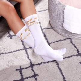 Sparkle and Bash Bridal Party Socks for Maid of Honor & Bridesmaid Gifts (3 Pairs)