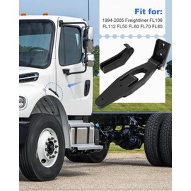 ANODZU Truck Hood Latch Assembly Lock Kit Fit for Freightliner 1994-2005 FL106 FL112 FL50 FL60 FL70 FL80 Replace 315-5206