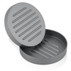 BBQ-Toro Aluminium burger press, diameter 11.8 cm, grey, meat shaper,