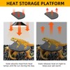 GXSDJ Bearded Dragon Basking Platform, Leopard Gecko Humid Hide, Reptile