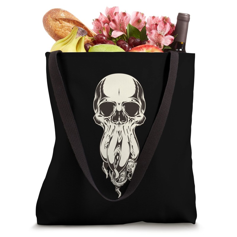 Skull Octopus Mythic Creature Weird Monster Cult Favorite Tote Bag