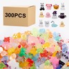 jrootouh 300 Pack Mini Animals Tiny Chicken Figurines Bulk for