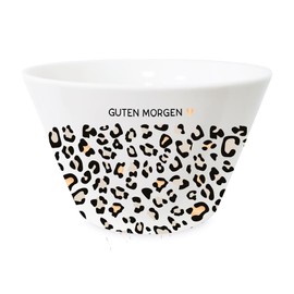 Grafik-Werkstatt Werkstatt Müsli-Schale mit Echtgold Porzellan Schüssel Guten Morgen